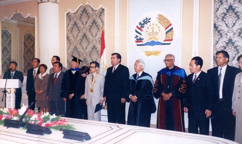 World Peace Prize Award to Tajik President